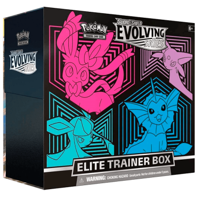 Pokémon Evolving Skies Elite Trainer Box (Vaporeon, Espeon, Glaceon & Sylveon)