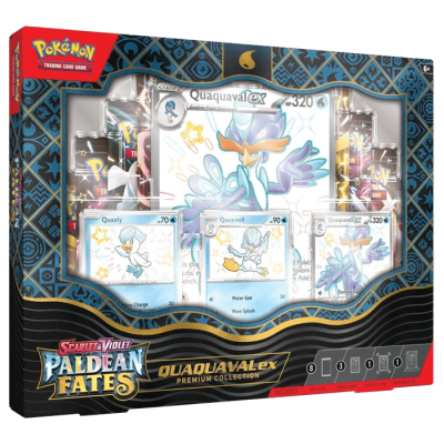 Pokémon Scarlet & Violet Paldean Fates Quaquaval ex Premium Collection