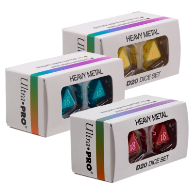 Ultra Pro Vivid Heavy Metal Dice
