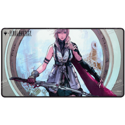 Ultra Pro Playmat Final Fantasy Lightning, Army of One Black Stitched