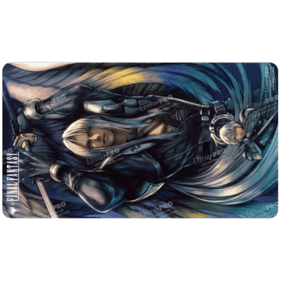 Ultra Pro Playmat Final Fantasy Sephiroth, Fabled Soldier y Sephiroth, One-Winged Angel Double Sided