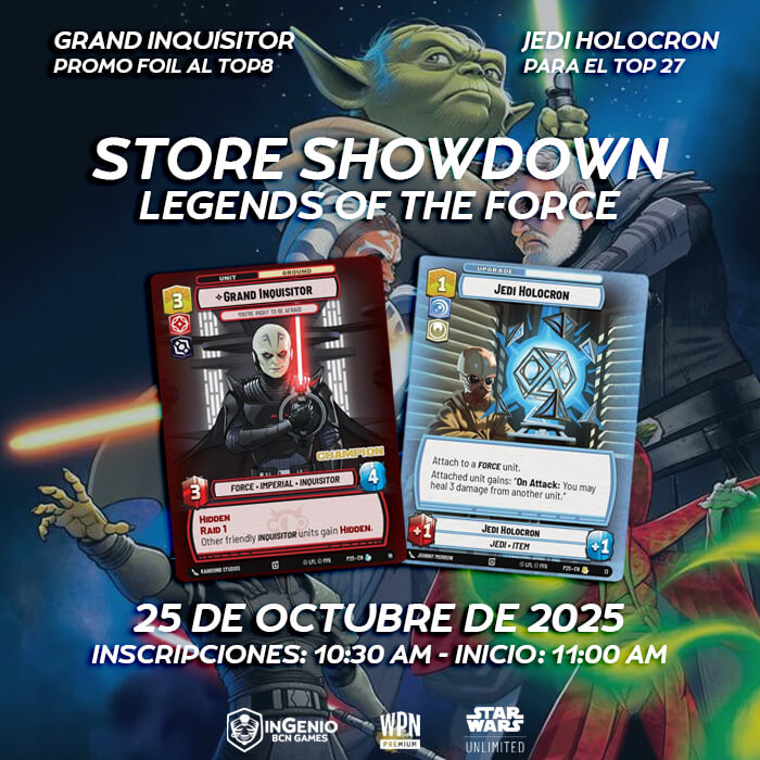 SWU Store Showdown Legends of the Force - Imagen 2