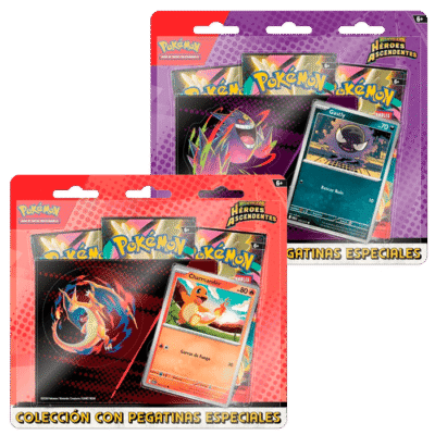 Pokémon Héroes Ascendentes Tech Sticker Blister Collection