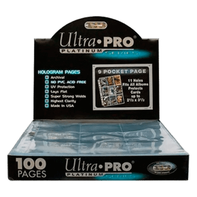 Ultra Pro Platinum Series 9 Pocket Pages 11 Holes