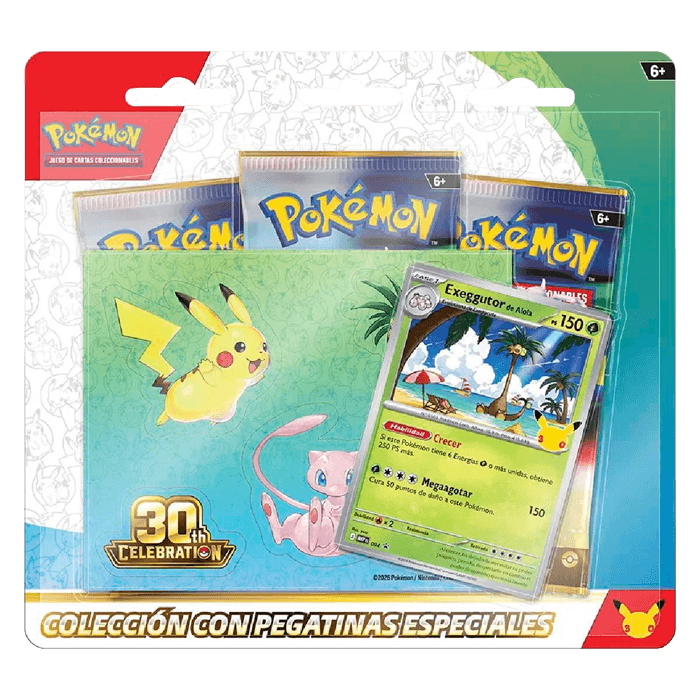 Pokémon 30 Aniversario Colección Pegatinas Exeggutor