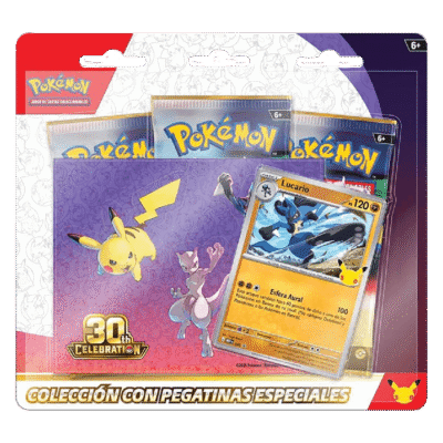Pokémon 30 Aniversario Colección Pegatinas Lucario